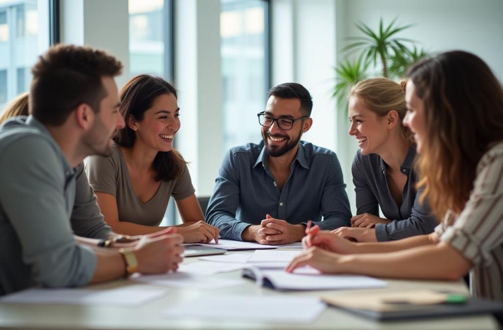 Image showing diverse professionals collaborating, symbolizing partnership.