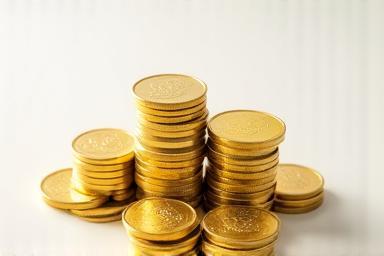 Image of coins or money representing earnings.